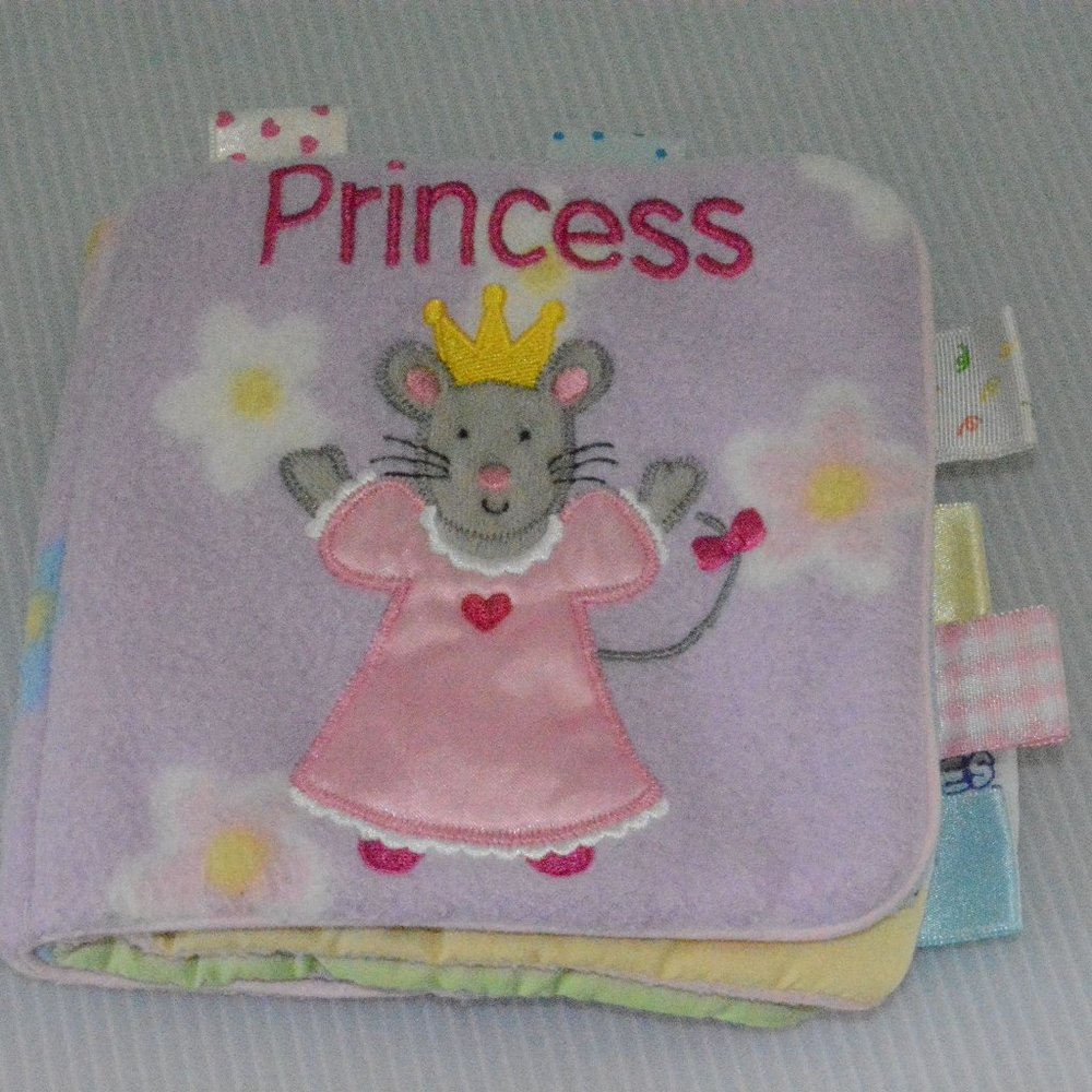 My First Taggies Book Plush Soft Baby Toy Lovey
